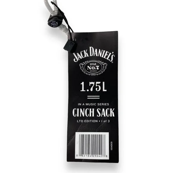 Jack Daniels Cinch Sack Drums LTD Edition #1 Sling 1.76L bottle Canvas Whiskey - Picture 10 of 12